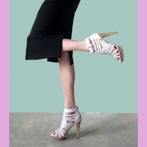 Leather heels Aldo new